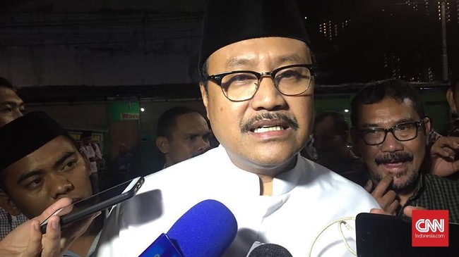 Sekjen PBNU Saifullah Yusuf alias Gus Ipul menyatakan Menteri Agama (Menag) Nasaruddin Umar berpotensi maju sebagai calon Ketua Umum PBNU di Muktamar NU.