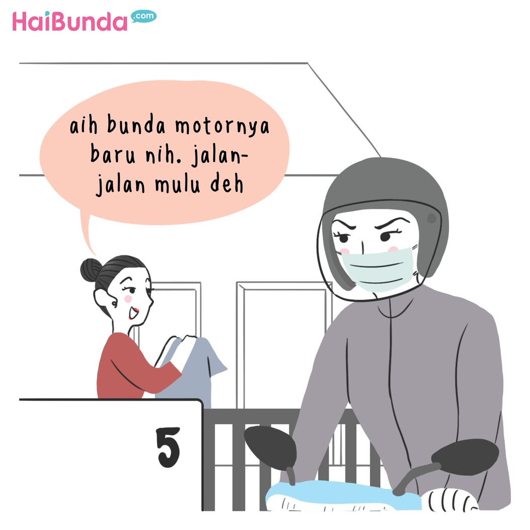 Ya ampun semua kok dinyinyirin sih. Rasanya hidup ini jadi penuh penilaian orang. Punya pengalaman seperti bunda di komik, Bun?