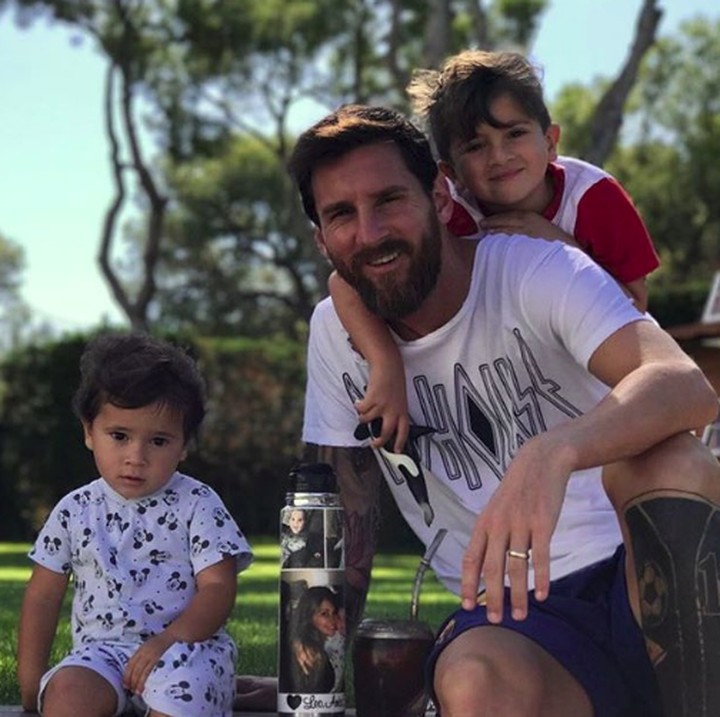 <p>Thiago kini berusia empat tahun sedangkan Mateo berusia dua tahun. (Foto: Instagram @leomessi)</p>