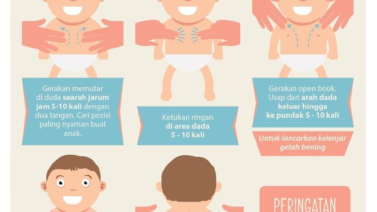 Dengan pijat ini bisa mengurangi keluhan batuk pilek pada anak lho, Bun.