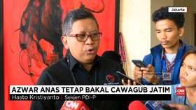 VIDEO: PDIP Yakin Azwar Anas Tetap Maju di Pilgub Jatim