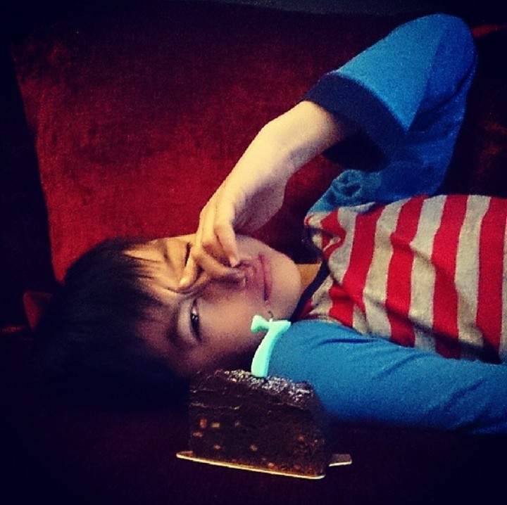 <p>Ini waktu Eddy ulang tahun ke-7. (Foto: Instagram/maudykoesnaedi)</p>