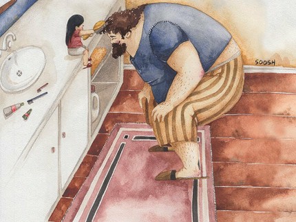 Ilustrasi Sosok Ayah Ini Bikin Kita Makin Sayang Sama Suami