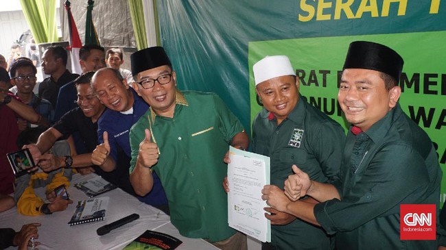 Komitmen PKB mendukung Ridwan Kamil ditandai dengan program sembilan yang diagendakan jika Ridwan Kamil-Uu Rhuzanul Ulum terpilih pada Pilgub Jabar.