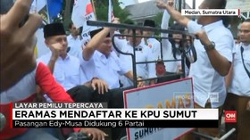 VIDEO: Edy-Musa Daftar Pilgub ke KPU Sumatra Utara