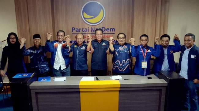 Sekjen NasDem Hermawi Taslim mengatakan Rusdi Masse merupakan kandidat gubernur Sulsel yang akan diusung di Pilkada 2024.
