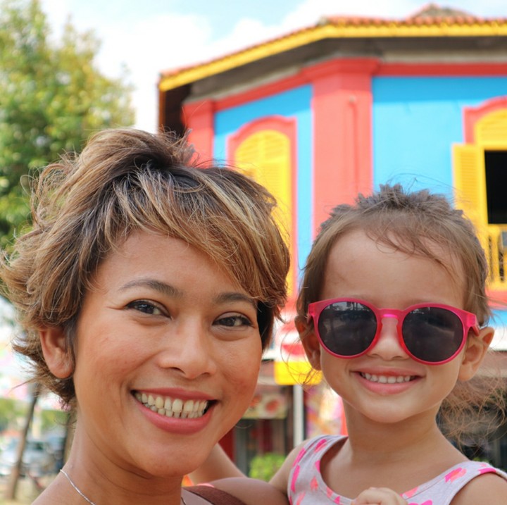 <p>Nah, ini foto Siena ketika bareng sang bunda. (Foto: Instagram/siennalittleexplorer)</p>