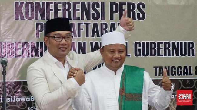 Ketua NasDem Jabar Saan Mustopa menyebut koalisi pengusung Ridwan-Uu akan tetap bekerja keras meski sejumlah survei menempatkan Ridwan-Uu di posisi atas.
