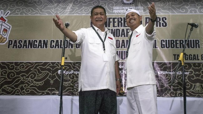 Meski tak datang bersama, baik Deddy Mizwar maupun Dedi Mulyadi memiliki harapan yang sama soal nomor urut yang akan didapat pada Pilgub Jabar.