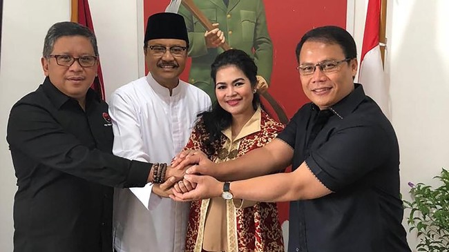 Sekjen PDIP Hasro Kristiyanto mengatakan, peta politik di daerah tak sama dengan di nasional. PDIP menyambut baik dukungan Gerindra untuk Gus Ipul-Puti.