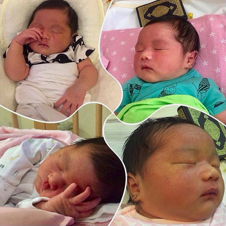 <p>Kolase ekspresi Baby Gaia dengan pipi chubby-nya. Mana yang paling nggemesin, Bun? (Foto: Instagram/ @aniyudhoyono)  </p>