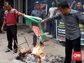 Tolak Usung Sihar, Kader PPP Sumut Bakar Foto Romahurmuziy