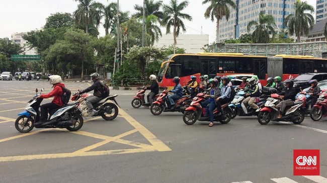 Rencana penerapan ERP pada 2019 disebut dapat terhambat akibat kebijakan yang kembali mengizinkan sepeda motor melintasi kawasan Thamrin.
