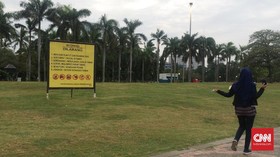 Sudah 50 Persen Pagar Pembatas Taman Monas Dicopot