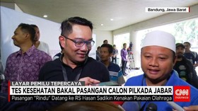 TES KESEHATAN BAKAL PASANGAN CALON PILKADA JABAR