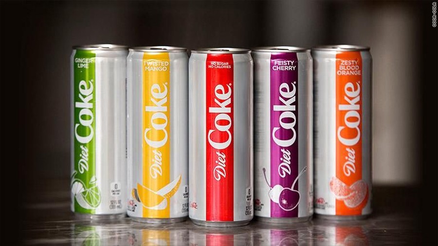 Diet Coke dengan tampilan milenial