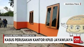 Kantor KPU Jayawijaya Diserang