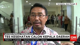 Calon Kepala Daerah Jawa Tengah Menjalani Tes Kesehatan Tahap
