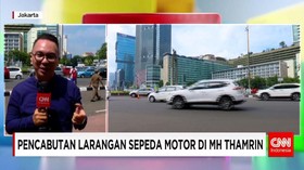 Pencabutan Larangan Sepeda Motor di MH Thamrin