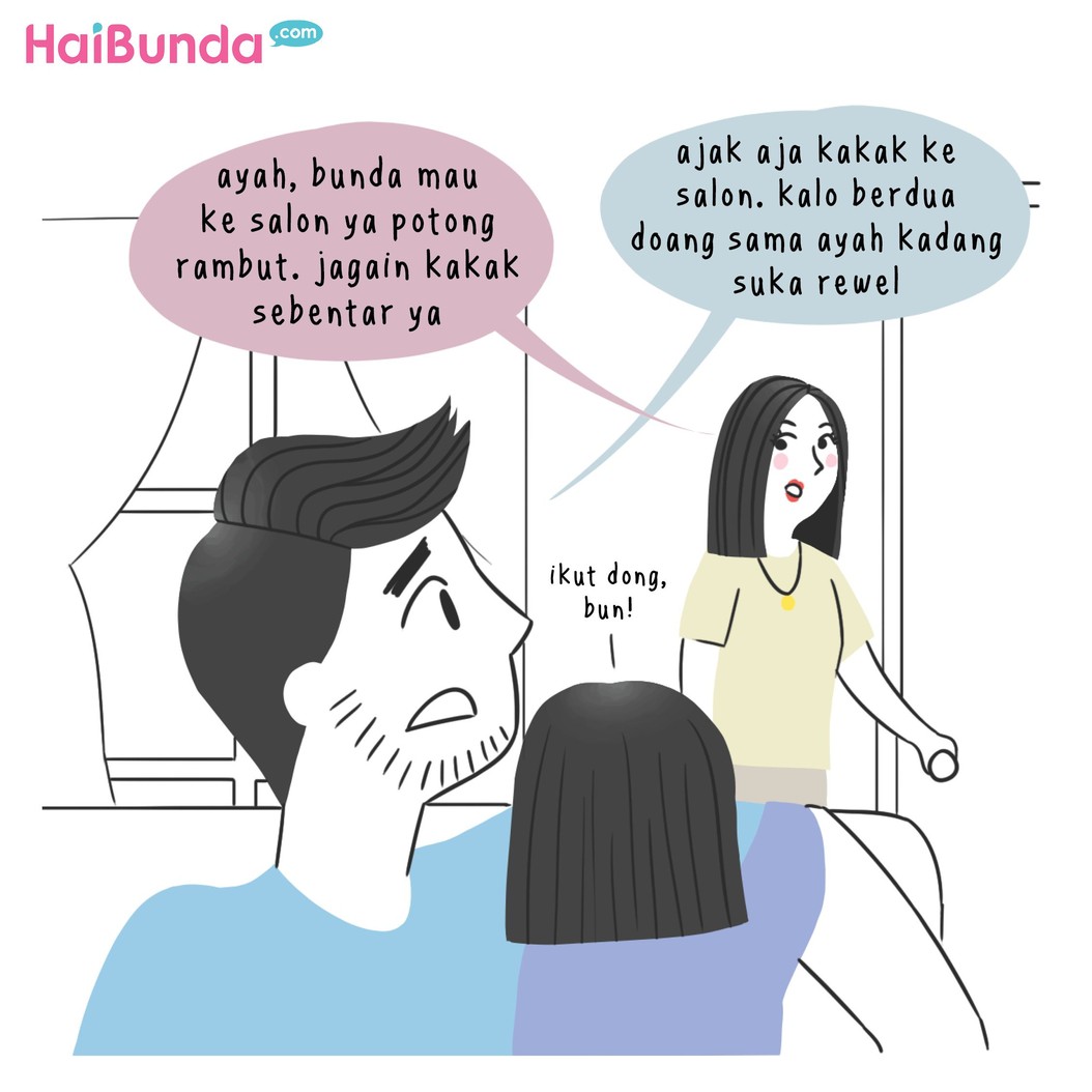 Me time kayak gimana sih yang bisa bikin Bunda happy? Sama kayak si bunda di komik ini nggak? Yuk bagiin ceritanya di kolom komentar, Bun.