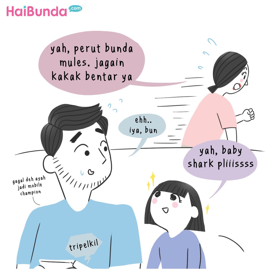 Me time kayak gimana sih yang bisa bikin Bunda happy? Sama kayak si bunda di komik ini nggak? Yuk bagiin ceritanya di kolom komentar, Bun.