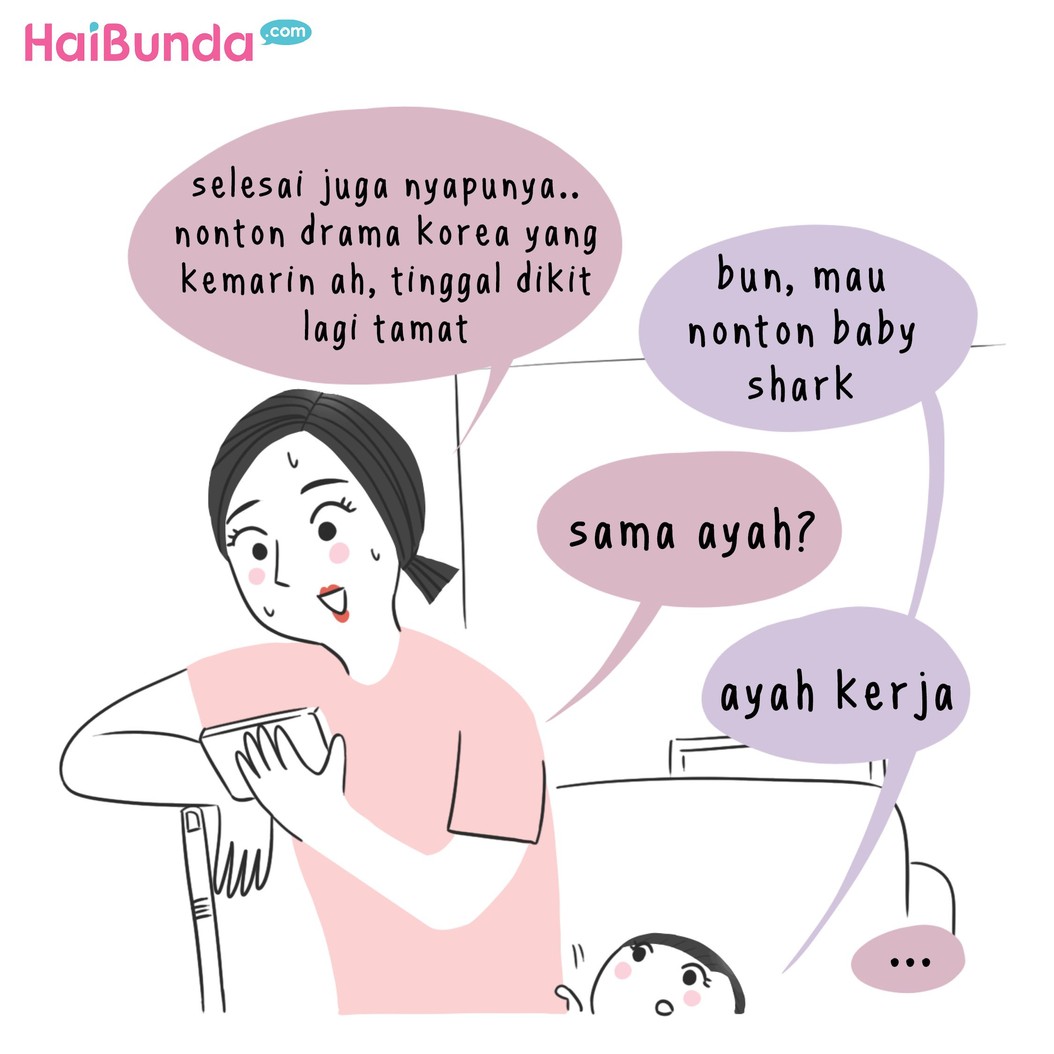 Me time kayak gimana sih yang bisa bikin Bunda happy? Sama kayak si bunda di komik ini nggak? Yuk bagiin ceritanya di kolom komentar, Bun.