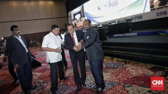 Ketua Umum PSSI, Edy Rahmayadi, berharap Menpora, Imam Nahrawi dan Ketua Umum KONI Pusat, Tono Suratman hadir dalam setiap acara kongres.