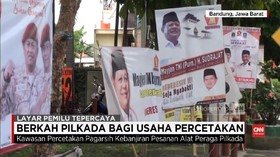 VIDEO: Pilkada Bawa Berkah, Banjir Pesanan Spanduk