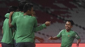 FOTO: Timnas Indonesia Siap Tantang Islandia