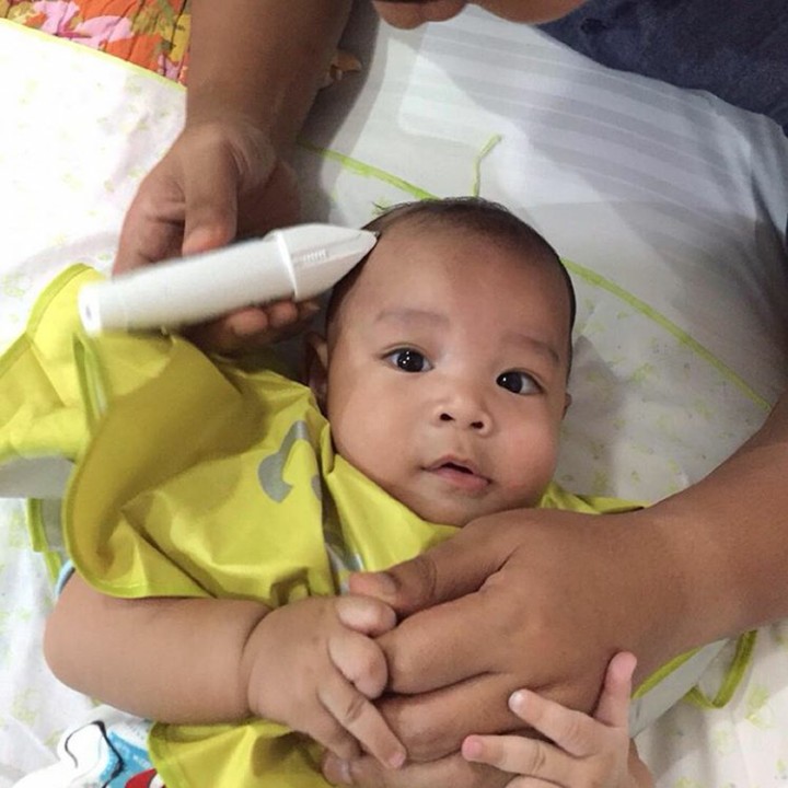 Kalau yang ini sebenarnya takut, tapi ekspresinya tetap kalem. (Foto: Instagram @andriien)