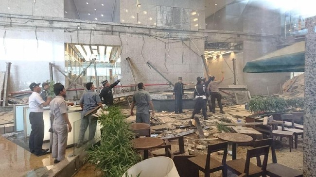 Farida Riyadi mengungkapkan, struktur gedung yang mengalami kegagalan merupakan struktur sekunder dan bukan struktur utama gedung BEI.