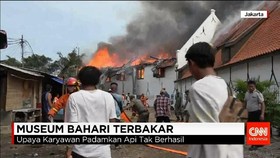 Kebakaran di Museum Bahari