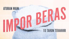Beleid 'Buka Tutup' Keran Impor Beras dalam 10 Tahun Terakhir