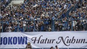 Jokowi Nilai Duel Persib vs Sriwijaya FC Berjalan Imbang