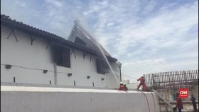 VIDEO: Museum Bahari Terbakar, Alumunium Sulitkan Pemadaman