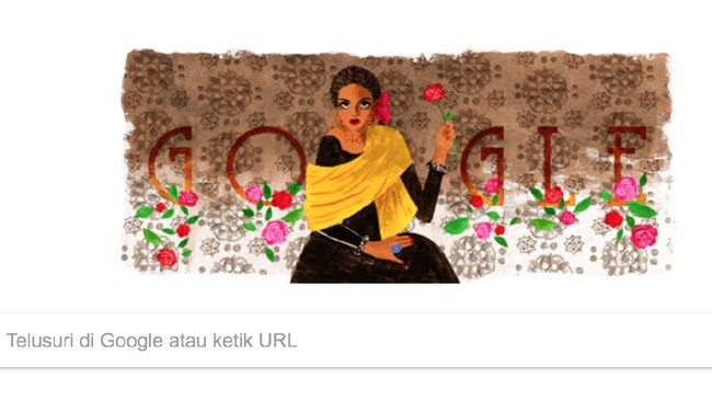 Google doodle hari ini merayakan hari lahir aktris Katy Jurado yang ke-94. Perayaan itu dengan menampilkan ilustrasi Katy di laman depan Google.