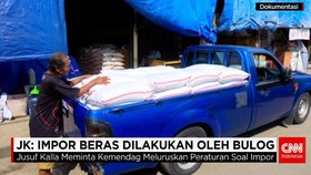JK: Impor Beras Dilakukan oleh Bulog