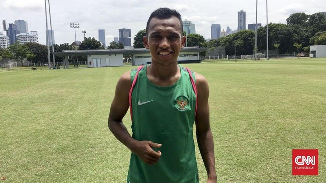 Pemain Persebaya Surabaya, Irfan Jaya, mengaku grogi setelah namanya juga dipanggil Luis Milla untuk bergabung di Timnas Indonesia