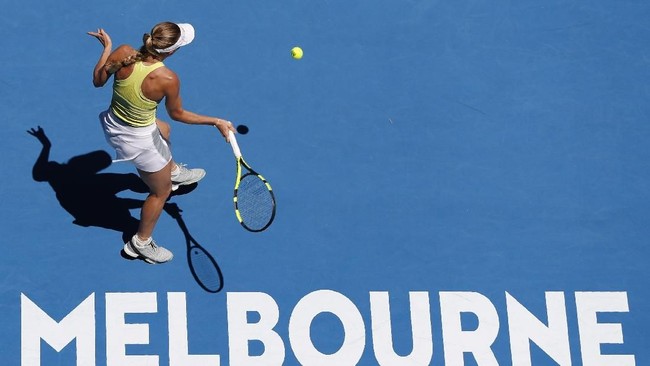 Petenis unggulan harus mengeluarkan tenaga ekstra untuk melewati babak kedua Australian Open 2018. Grigor Dimitrov dan Caroline Wozniacki hampir terjungkal.