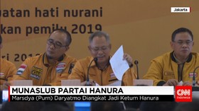 Munaslub Partai Hanura Pecat Oesman Sapta Odang dari Ketum