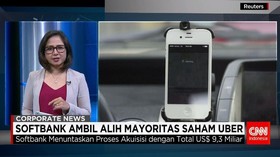 Softbank Ambil Alih Mayoritas Saham Uber