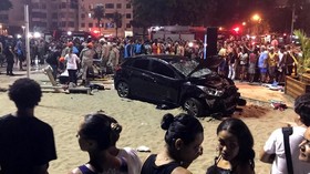 FOTO: Bayi Jadi Korban ketika Mobil Terobos Trotoar di Brasil