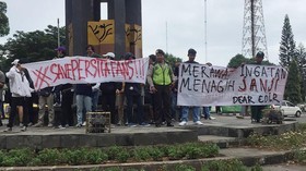 Suporter Persita Gelar Aksi 100 Hari untuk Banu Rusman