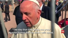 VIDEO: Paus Fransiskus Sebut Skandal Uskup Barros Fitnah
