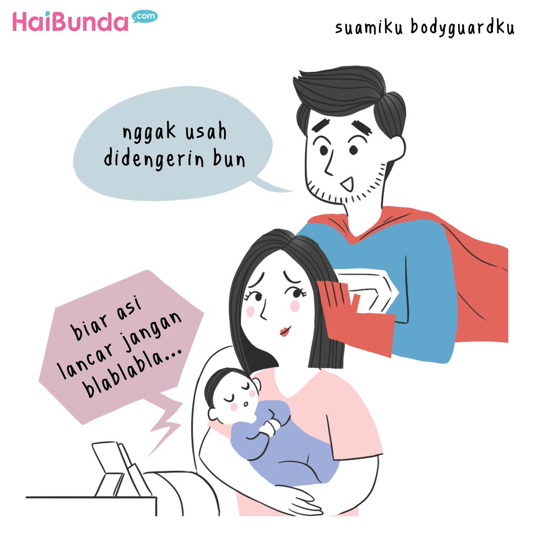 Ingat nggak, Bun, rasanya saat dulu menyusui pertama kali? Gimana pengalaman, Bunda? Apakah seperti dialami bunda di komik ini?