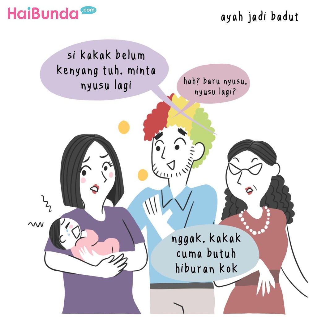 Ingat nggak, Bun, rasanya saat dulu menyusui pertama kali? Gimana pengalaman, Bunda? Apakah seperti dialami bunda di komik ini?