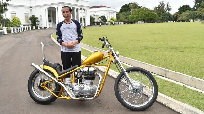 Beli Motor Modifikasi, Jokowi Pacu Anak Muda Berkarya