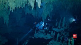 VIDEO: Gua Bawah Laut Ditemukan di Meksiko