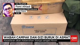 Wabah Campak dan Gizi Buruk di Asmat