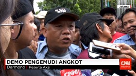 Demonstrasi Supir Angkutan Umum